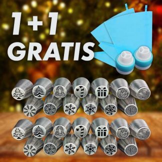 Komplet za dekoracijo božičnih sladic 1+1 GRATIS