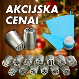 Komplet za dekoracijo božičnih sladic