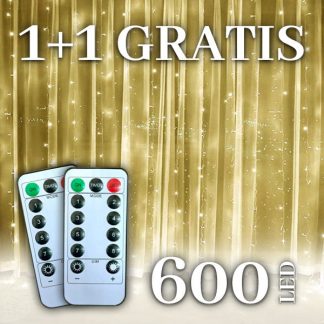 Sijoča LED zavesa 1+1 GRATIS