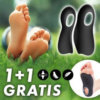 Vložki za ploska stopala 2 kosa + 2 kosa GRATIS