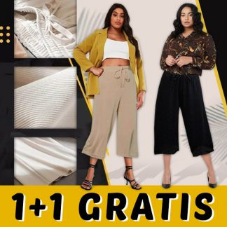 Široke poletne hlače 1+1 GRATIS