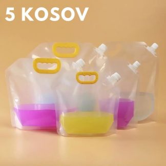 Set vrečk za shranjevanje in doziranje (5 kosov)