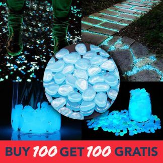 LUMINY Dekorativni kamni za razsvetljavo 100 kosov + 100 kosov GRATIS