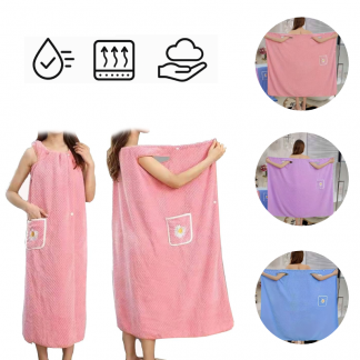 Super mehka kopalniška brisača in hkrati obleka