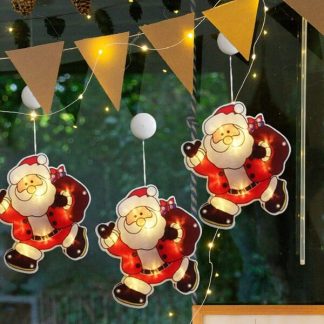 LED božični okraski (3 kosi v kompletu)