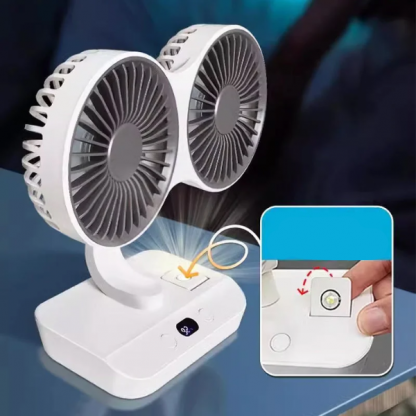 Ventilator z 2 glavama