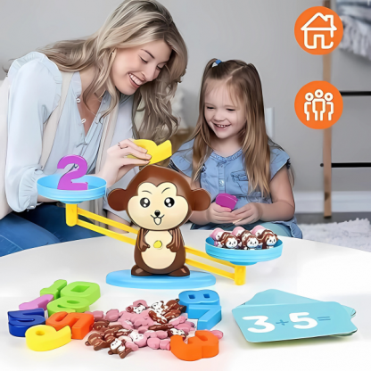 Matematična igra za otroke COOL MONKEY (65 delni komplet)