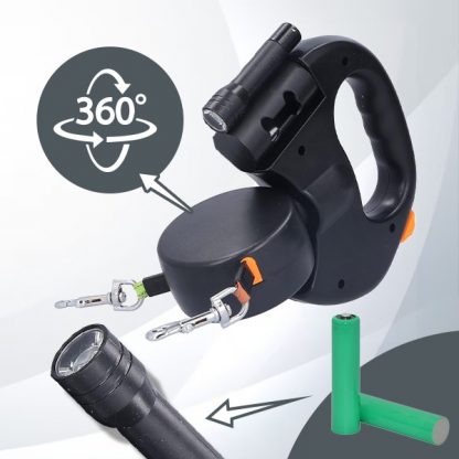 Dvojni povodec za pse - FlexiPaws