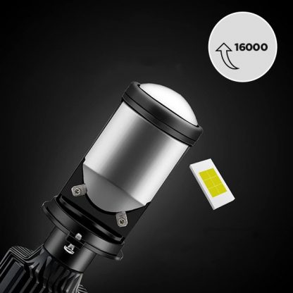 2x H4 LED žaromet z ostrim svetlobnim rezom - RoadBeam