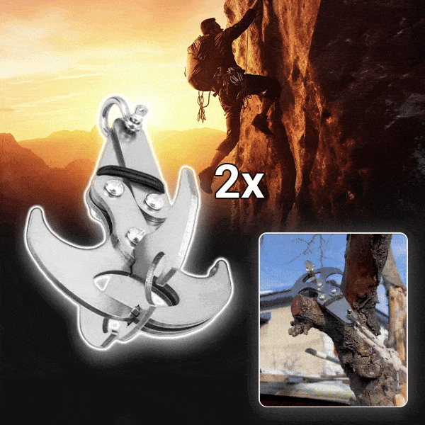 2x Mehanični prijemnik z zložljivim karabinom - GrappleMaster