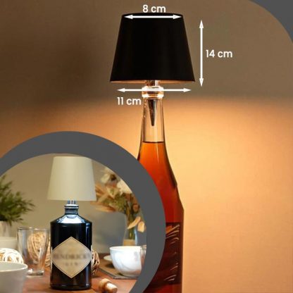 Elegantna brezžična svetlika za steklenice - GlowBottle