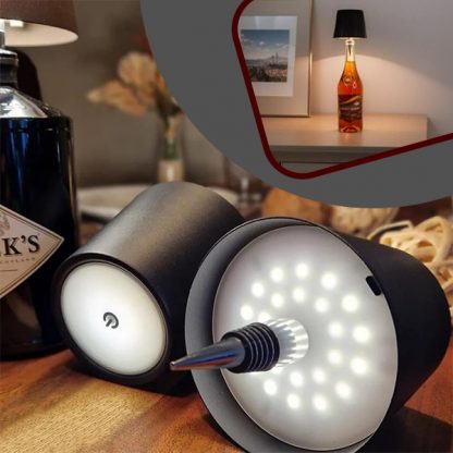 Elegantna brezžična svetlika za steklenice - GlowBottle