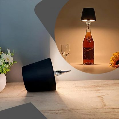 Elegantna brezžična svetlika za steklenice - GlowBottle