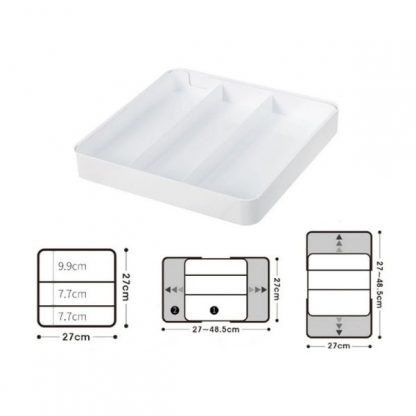 Nastavljiv organizator predalov – Drawerease