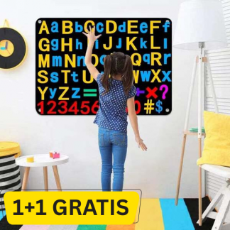 Flanelasti grafikoni za otroke (1x podloga, 30x nalepka) 1+1 GRATIS    